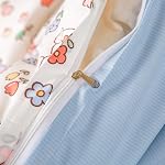 Koudi Colorful Floral Duvet Cover Set Twin 3pcs Country Style Graden Cute Floral Botanical Animals Duvet Cover for Girls Women 1 Duver Cover with Zipper Closure 2 Pillowshams