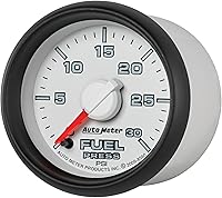 Vista 2 de Auto Meter 8560 Factory Match 2-1/16" 0-30 PSI Presión de combustible para Dodge