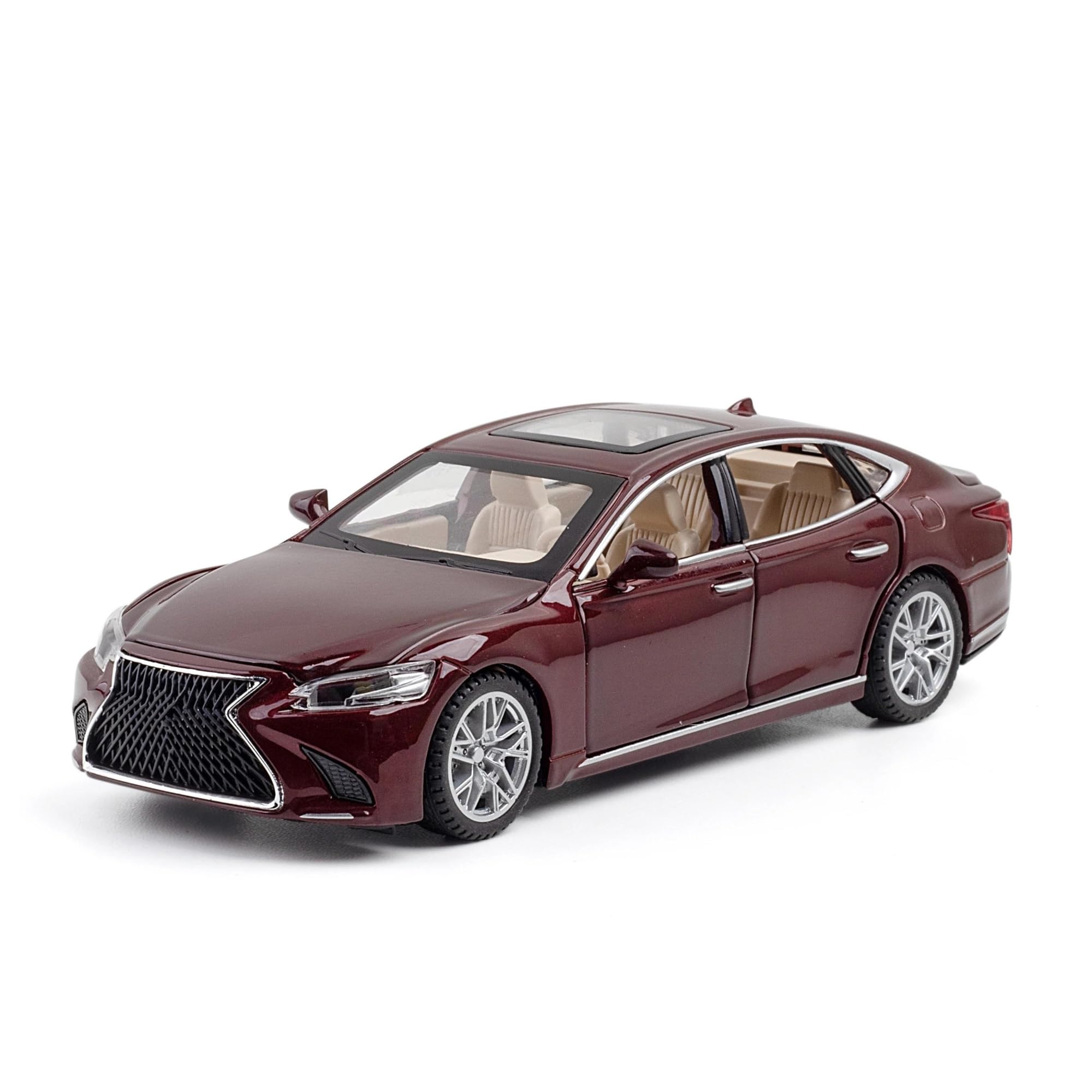 Btwodian Brown Scale Model Car For Lexus Ls500h Diecast Model Car