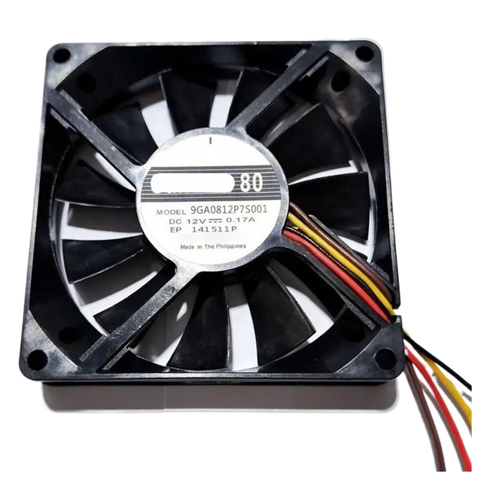 EGTDSFGJA 12V 0.29A 80 * 80 * 15MM 4-wire 9GA0812P7G001 Cooling Fan