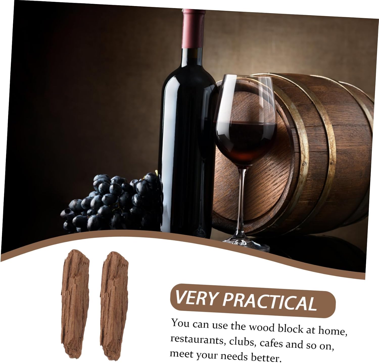 COLLBATH 1bag Japanese Chips for Wine Making Whiskey Aging Reusable Brew Bag Wine Brewing Supplies