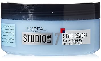 Loreal Paris Studio Line 7 Style Rework Remix Fibre Putty 24h Reshaping Effect 150 mL with Free Ayur Soap