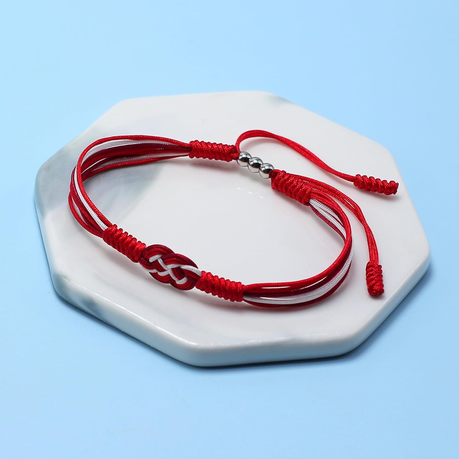 Infinity Multiple Color Bracelet, Camouflage Camo Army Military String, Inspirational Luck and Protection Kabbalah Adjustable for Men, Women, Friendship - Image 3