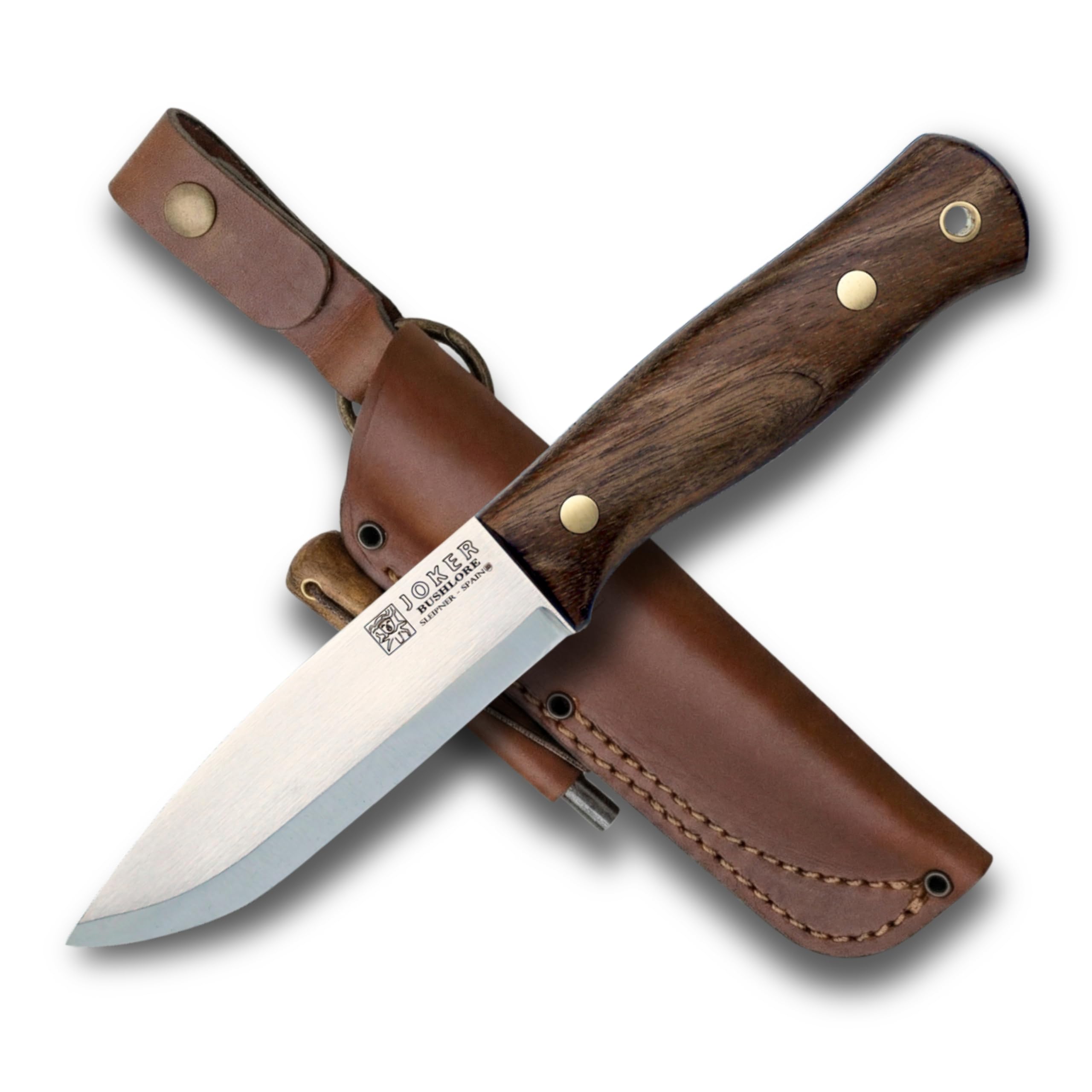 Amazon.com : Joker Bushlord CN138-P Bushcraft Knife, 4.5 in Scandi