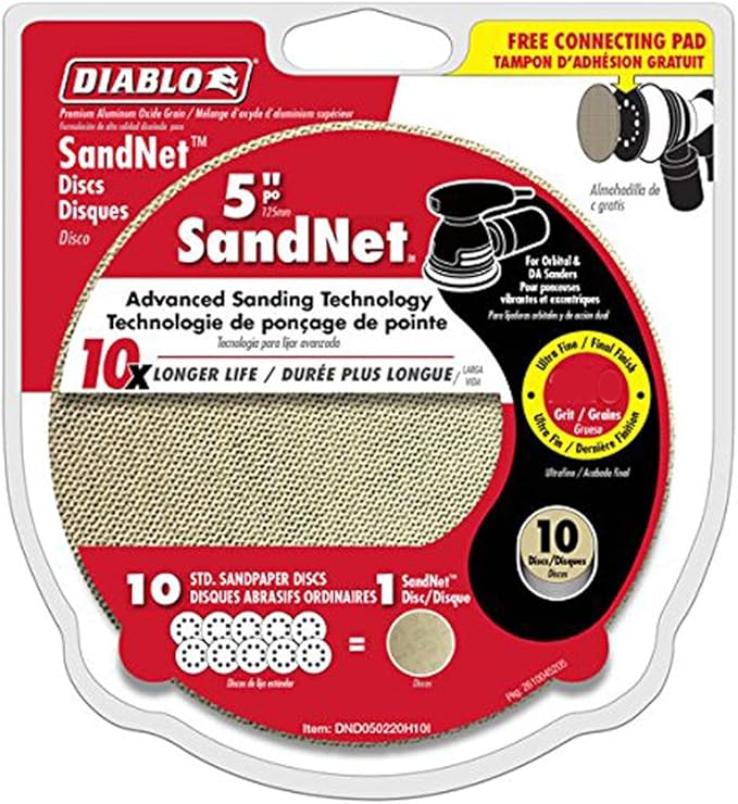 Diablo 400 Grit 5” Sanding Disc DND050400H10I