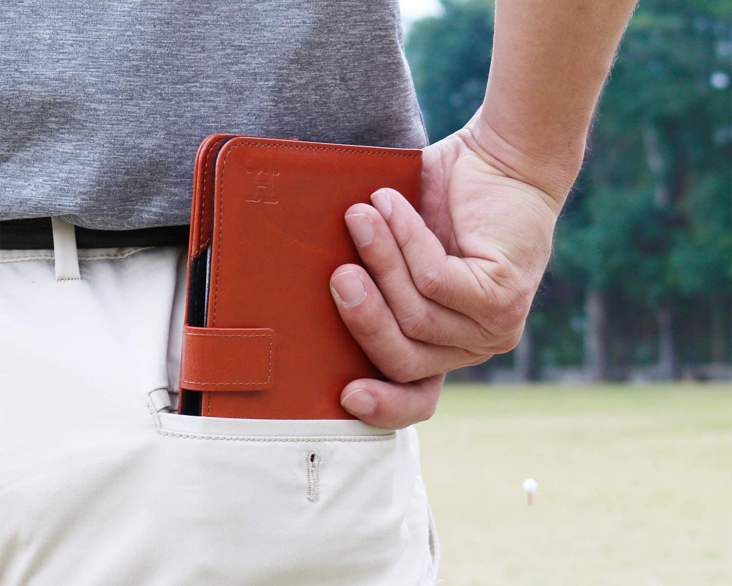Handy Picks Funda de Cuero para Tarjetas de Puntuación de Golf