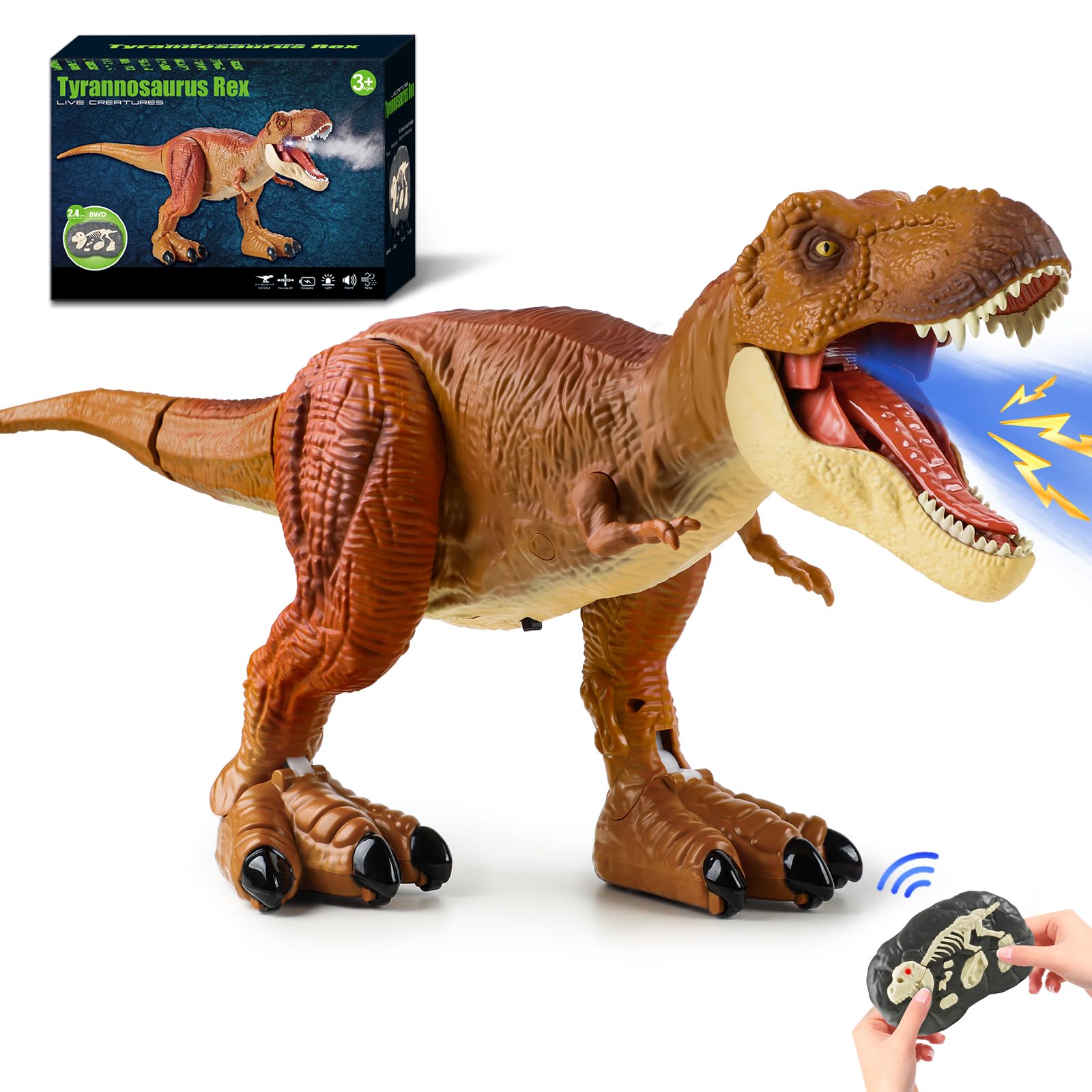Amazon.com: Tyrannosaurus Remote Control Dinosaur Toys for Kids 3