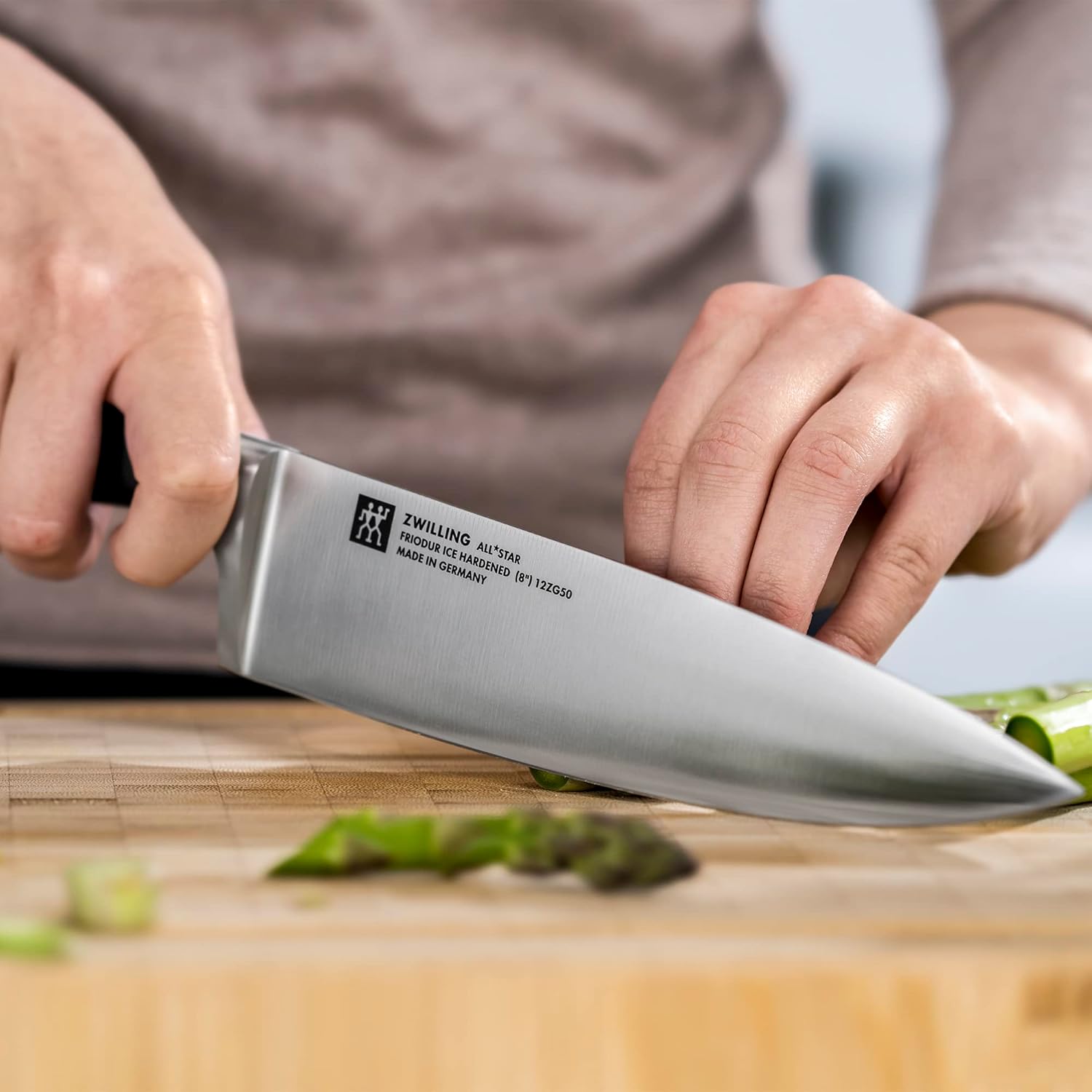 ZWILLING All Star 8-inch Chef's Knife - Silver End Cap