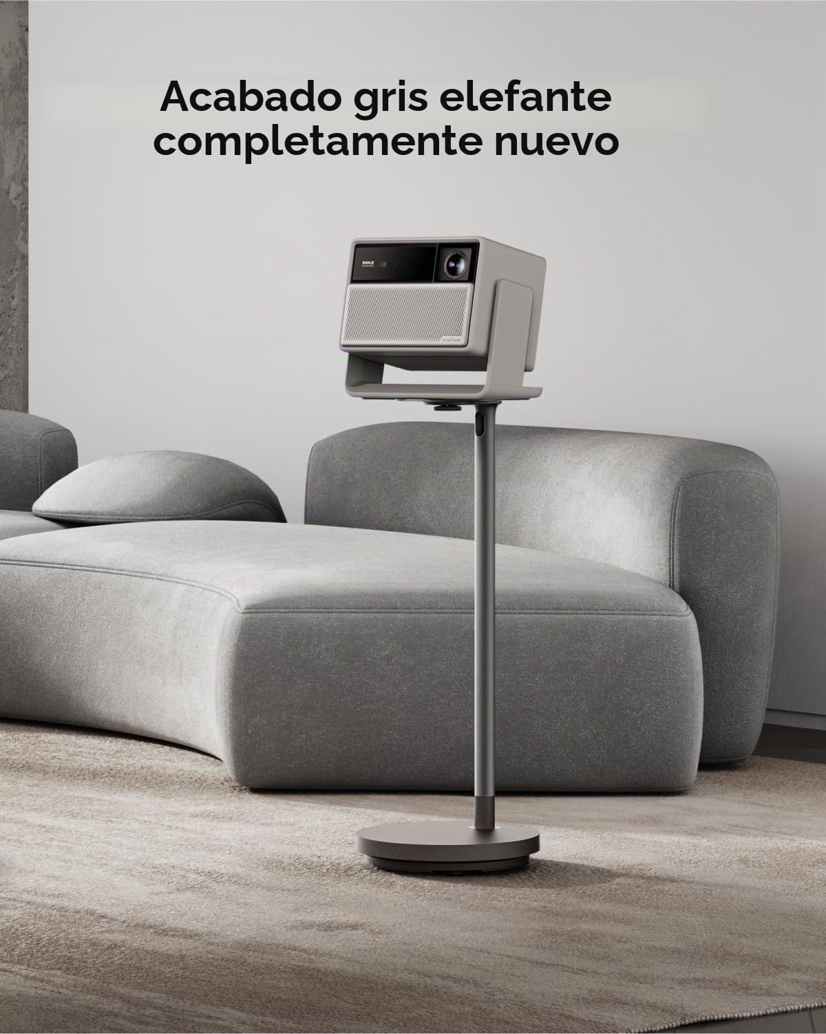 XGIMI Soporte de Pie Ultra - Gris Elefante Horizon Serie 20 - Color Gris Elefante,Aleación de Aluminio de Calidad,Carga Máxima 10 kg, Instalación Fácil, Base Estable