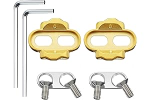 Mudder Bike Pedals Egg Beater Style Cleats with Hex Wrench