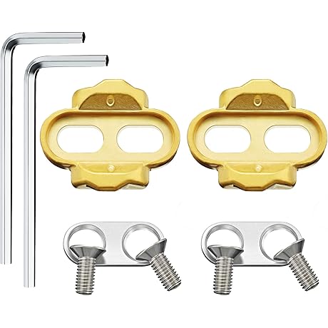 Mudder Bike Pedals Egg Beater Style Cleats with Hex Wrench