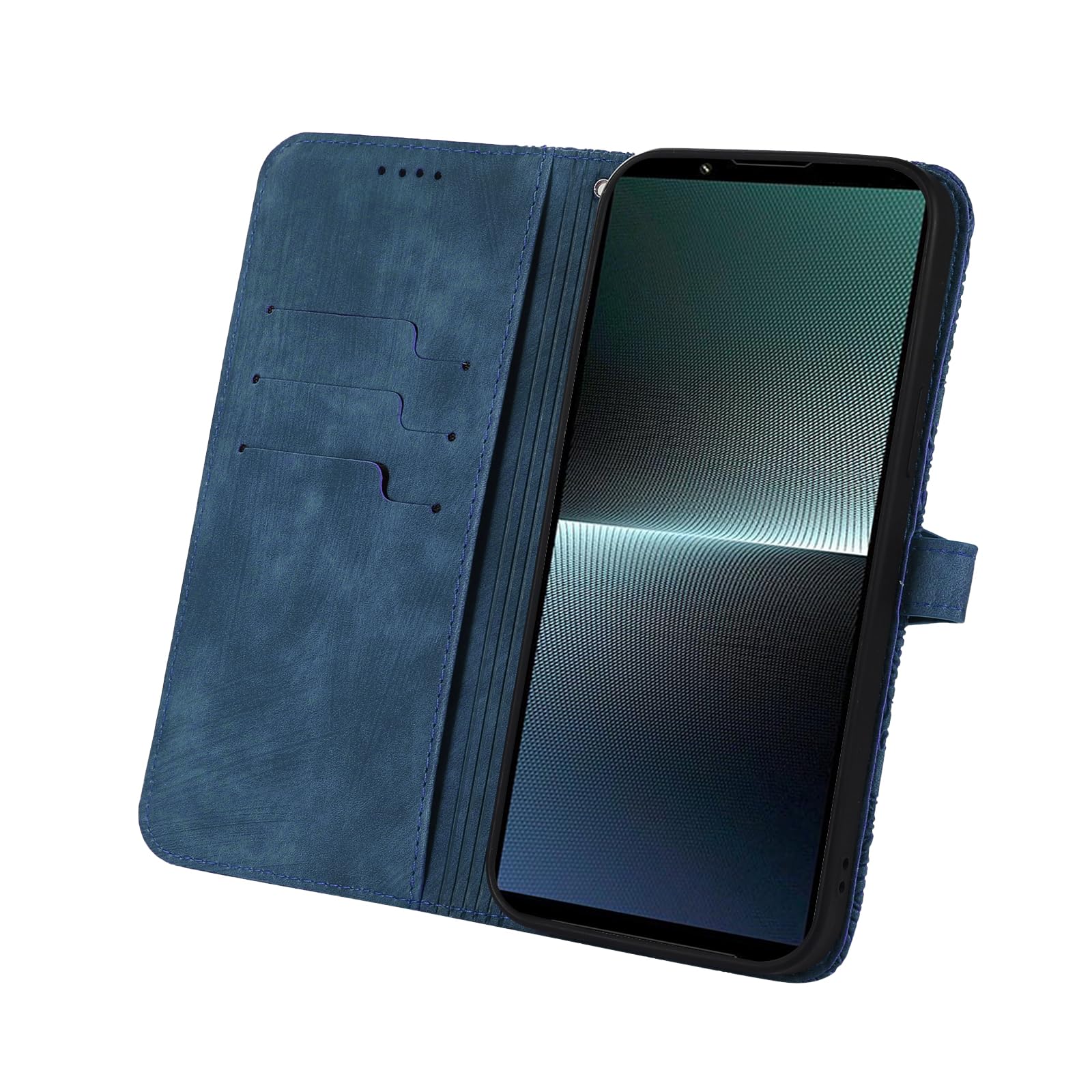 Cover Portafoglio Per Sony Xperia 1 In Pelle PU - Chiusura Magnetica