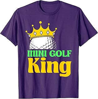 Mini Golf King Funny Mini Golf Player T-Shirt
