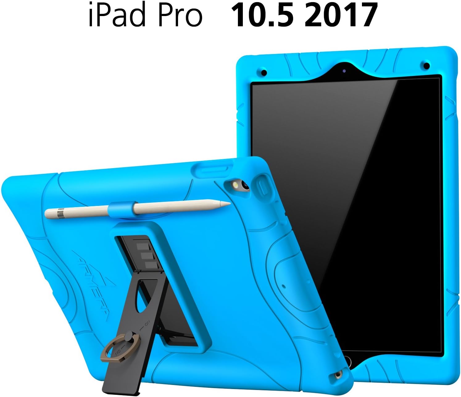 iPad Mini 4 Case 7.9 inch, Armorex Durable Stylish [Shockproof] [Light Weight] [Kids Safe] Protective Silicone Cover for Apple iPad Mini (Hot Pink)