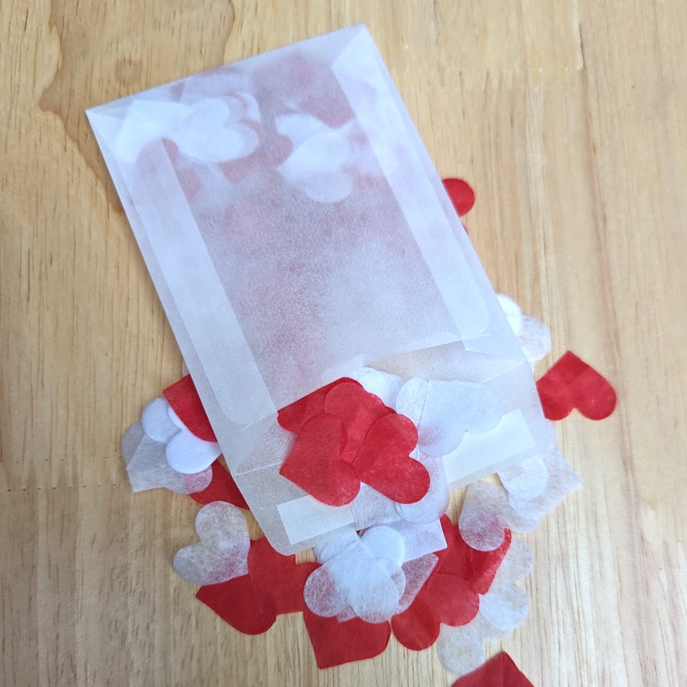 60 Mini Peel and Seal Glassine Paper Envelopes 68mm x 92mm Semi ...