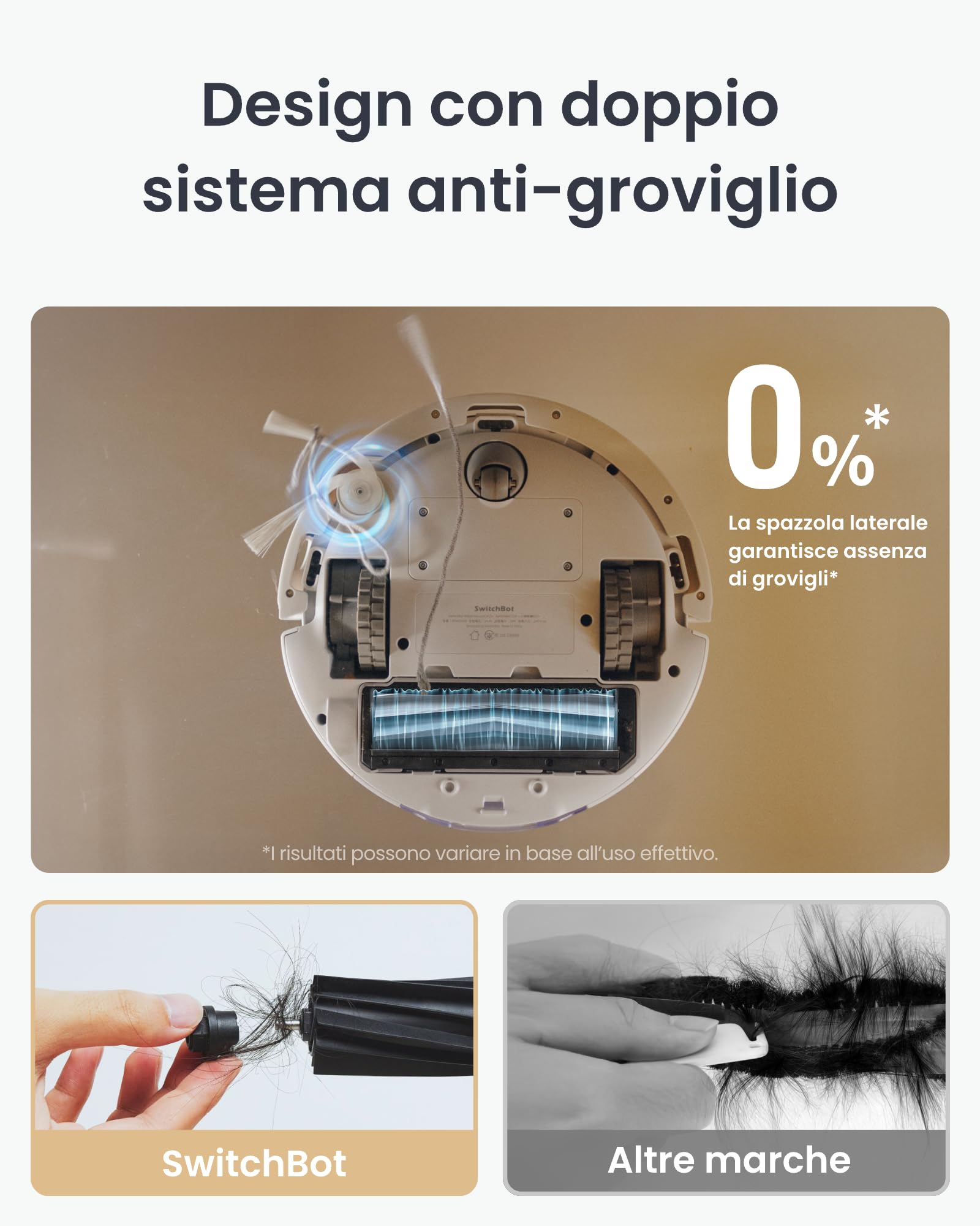 SwitchBot K11+ Robot aspirapolvere e lavapavimenti con Matter, 6.000 Pa, svuotamento automatico per 90 giorni, sistema LDS, ultra-sottile con 9 cm, compatibile con Apple Casa, Alexa e Google Home