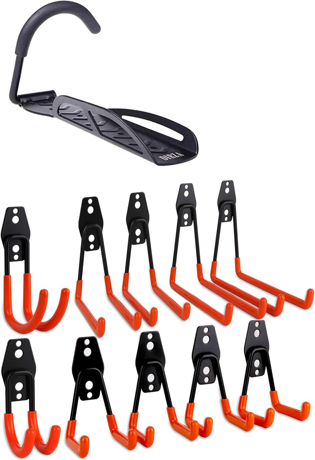 Wall Mount Vertical Bike Rack + Garage Hook