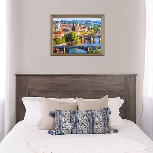 Miniatura 8 de Rompecabezas de madera de 500 piezas Praga Cityview desafiante rompecabezas regalo para adultos, novio, novia