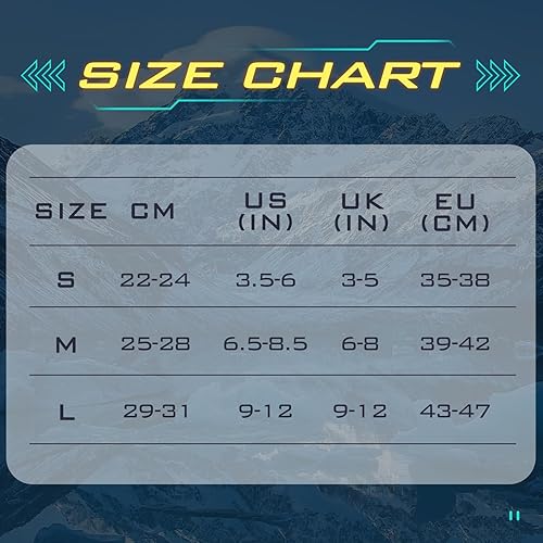 Miniatura 5 de SANYIYIBA 2 pares de calcetines de esquí de lana merina profesional para deportes de invierno, esquí, patinaje, senderismo, escalada, snowboard,
