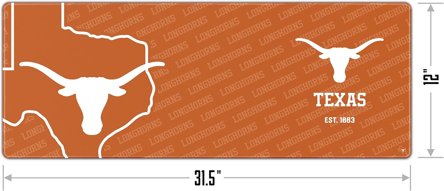 YouTheFan NCAA Texas Longhorns Logo Series Desk Pad SMU