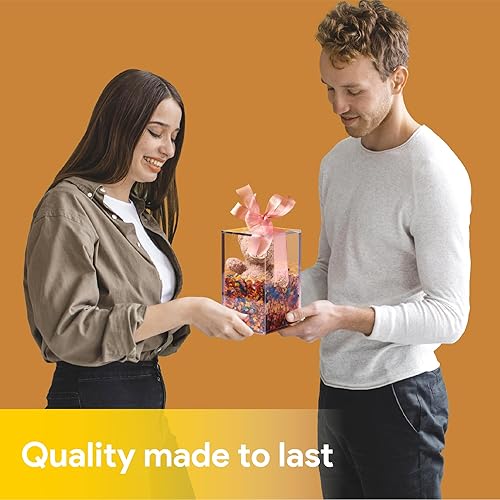 Miniatura 6 de Hammont Caja rectangular de acrílico - Contenedores organizadores de estantes - Contenedores de almacenamiento transparentes - Recuerdos de fiesta