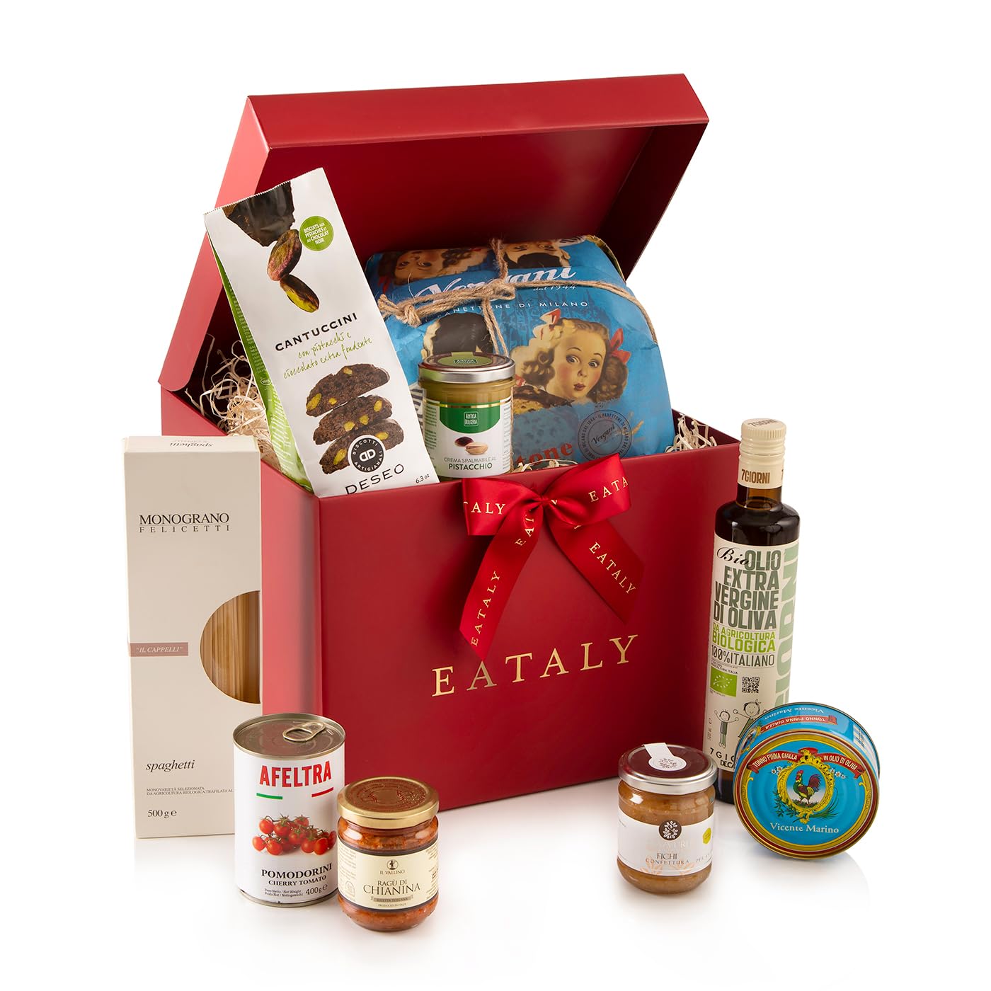 Eataly – Cesto gastronomico con prodotti gustosi – Ce n'è per tutti i gusti – Box con 9 prodotti di qualità