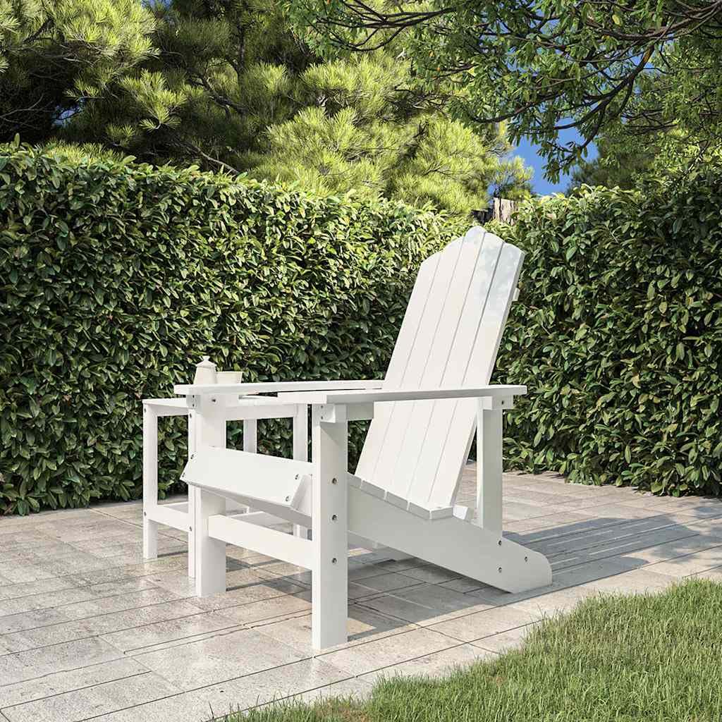 Adirondack krzesło ogrodowe HDPE białe