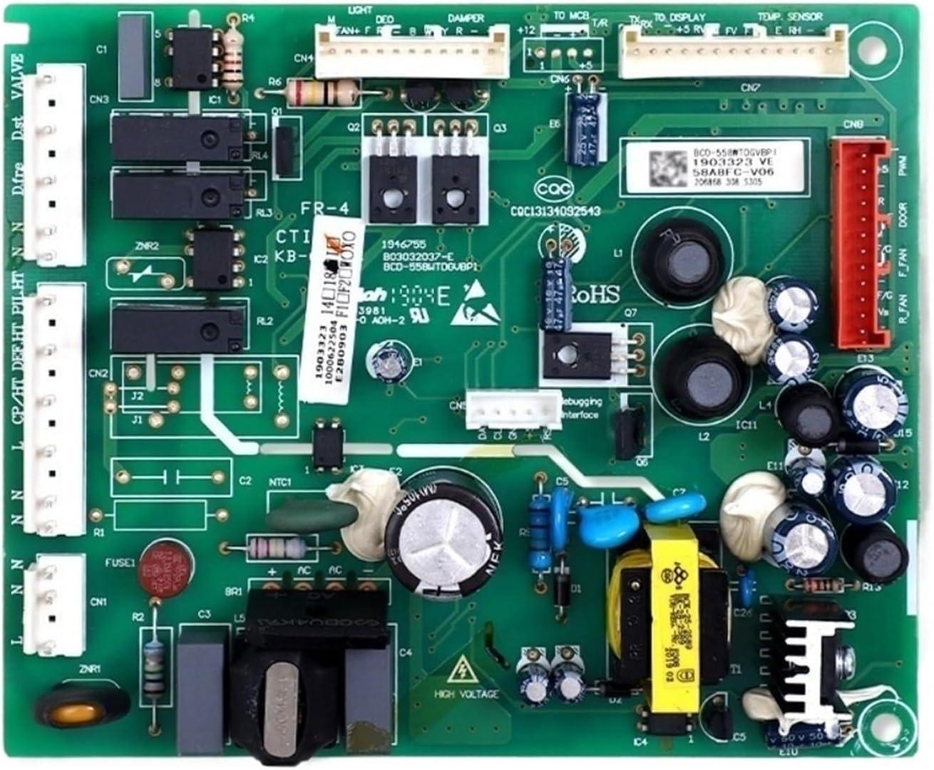 BCD-558WTDGVBPI 回路 PCB 1903323 ハイセンス/ロンシェン冷蔵庫用制御ボード 冷蔵庫マザーボード 冷凍庫部