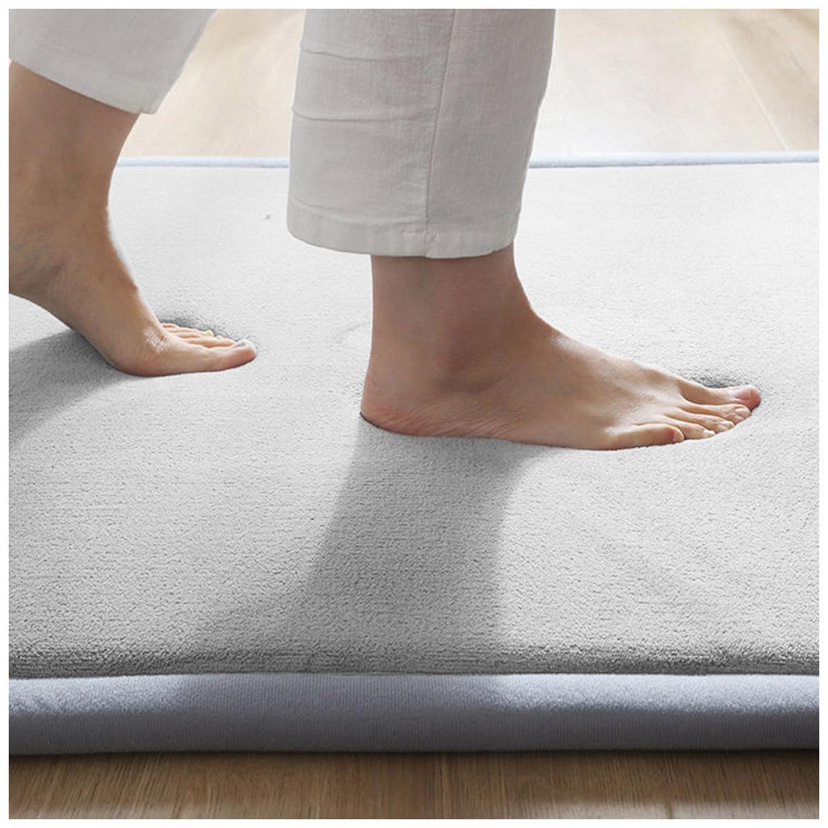 Tapete lavable de lujo para perros grandes, antideslizante, cómodo y esponjoso, cama para mascotas, colchón ultra suave para perros grandes, jumbo, medianos y pequeños (gris, 59 x 71 pulgadas)
