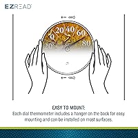 Vista 5 de headwind Consumidor 034016 ezRead Dial Termómetro de Buck, 12.5