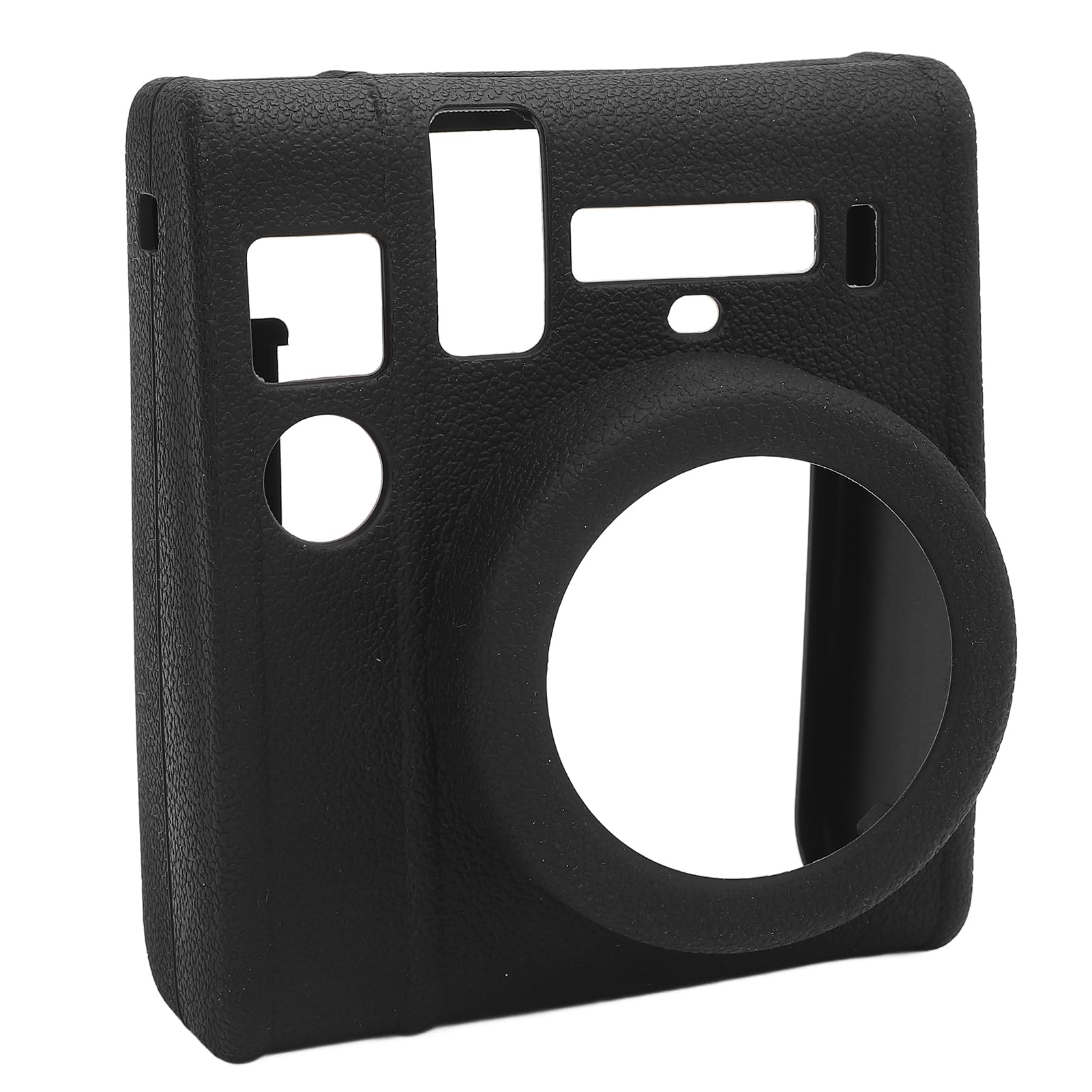 Custodia in Silicone per Fotocamera Istantanea Custodia Protettiva Antigraffio Antiurto per Fotocamera Istantanea Morbida per la Pelle del Corpo per Esterni (Nero)