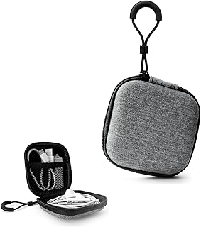 1 Pcs EVA Portable Storage Earphone Cases,Multi-functional Headphone Storage Portable Storage Cases,Portable Travel EVA Zip Shell Carrying Earbud Storage Pouches with for Put Headset