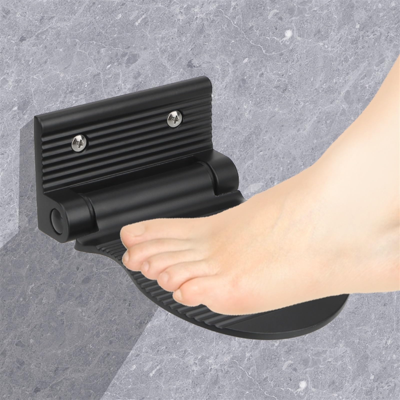 Amazon.co.jp: 壁に取り付けられたフットレスト、スペースアルミニウム