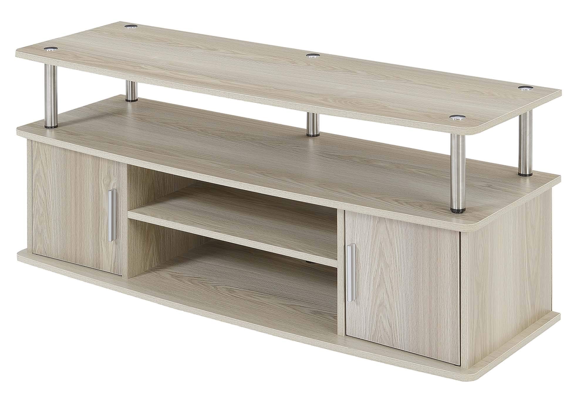 Designs2Go Monterey TV Stand with Cabinets and Shelves for TVs up to 55 Inches