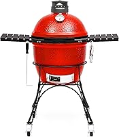 Kamado Joe Classic II 18-Inch Ceramic Charcoal Grill & Smoker | Kontrol Tower Vent, Divide & Conquer, Air Lift Hinge