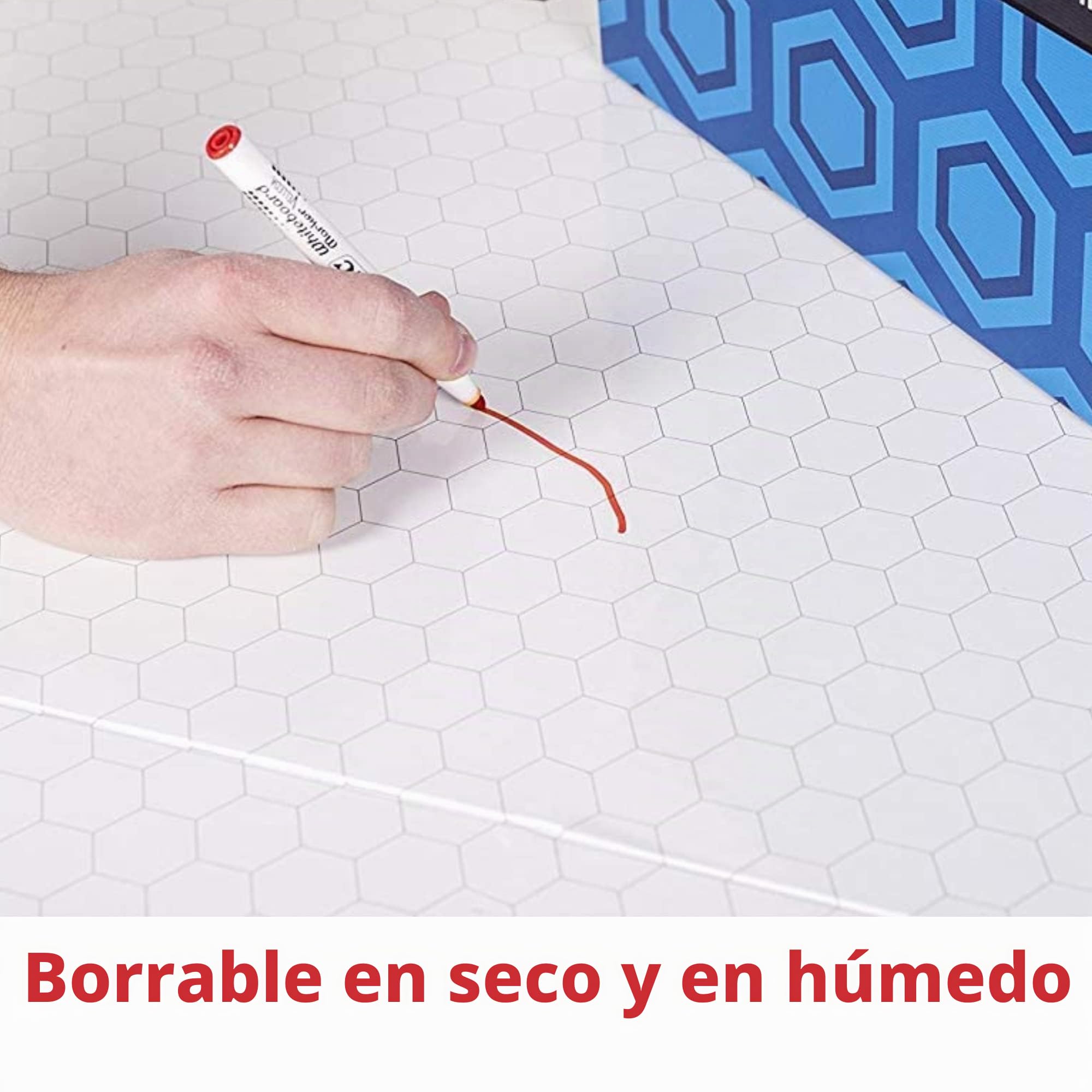 Hexers XL Role Playing Game Board: Mat Alternative - Dungeons & Dragons DND Pathfinder RPG Compatible - 44''x34''- 1'' Squares & hexes - Foldable & Dry Erase