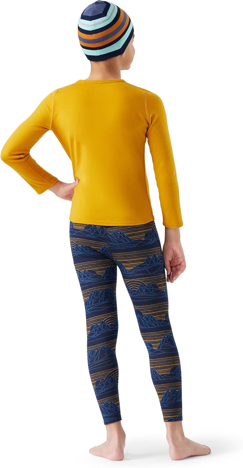 Smartwool Kid's Classic Thermal Merino Base Layer Crew for Boys and Girls - Image 2