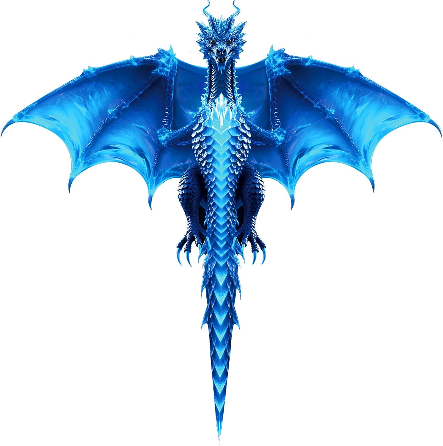 Large Dragon Kite for Kids and Adults, Easy to Fly with 300ft String, Perfect for Beach, Park, Outdoor Activities, Gift for Boys Girls.