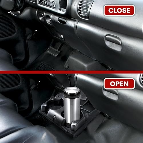 Miniatura 10 de Asiento trasero doble portavasos de repuesto para RAM 1500 2500 3500 4500 5500 2002-2016 5HD65DX9AC