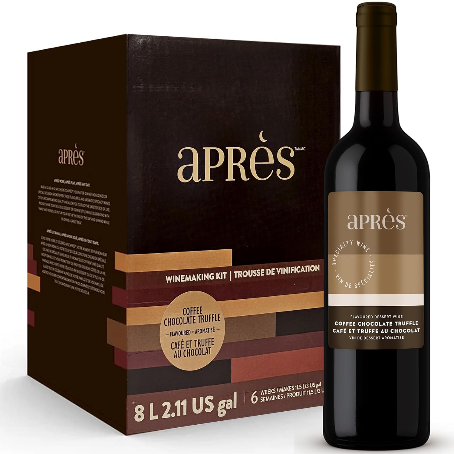 Apres Coffee Chocolate Truffle Dessert Wine 8l Kit (Limited) - 3 Gallon Ingredient Kit