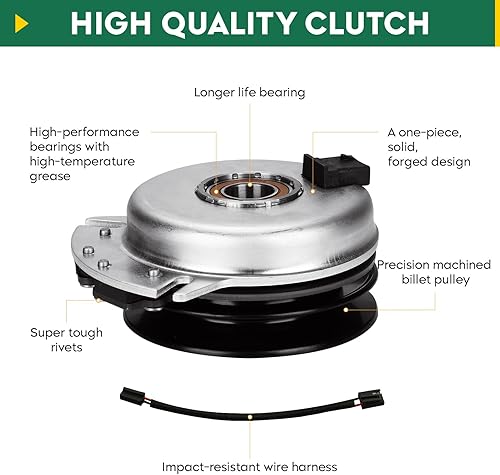 Miniatura 2 de Aeagle 532160889 Embrague de toma de fuerza para APY Husqvarna 160889 145028 Toro 104-3334 John Deere 5217-7, para LTH130 LTH140 LTH150 GTVH200