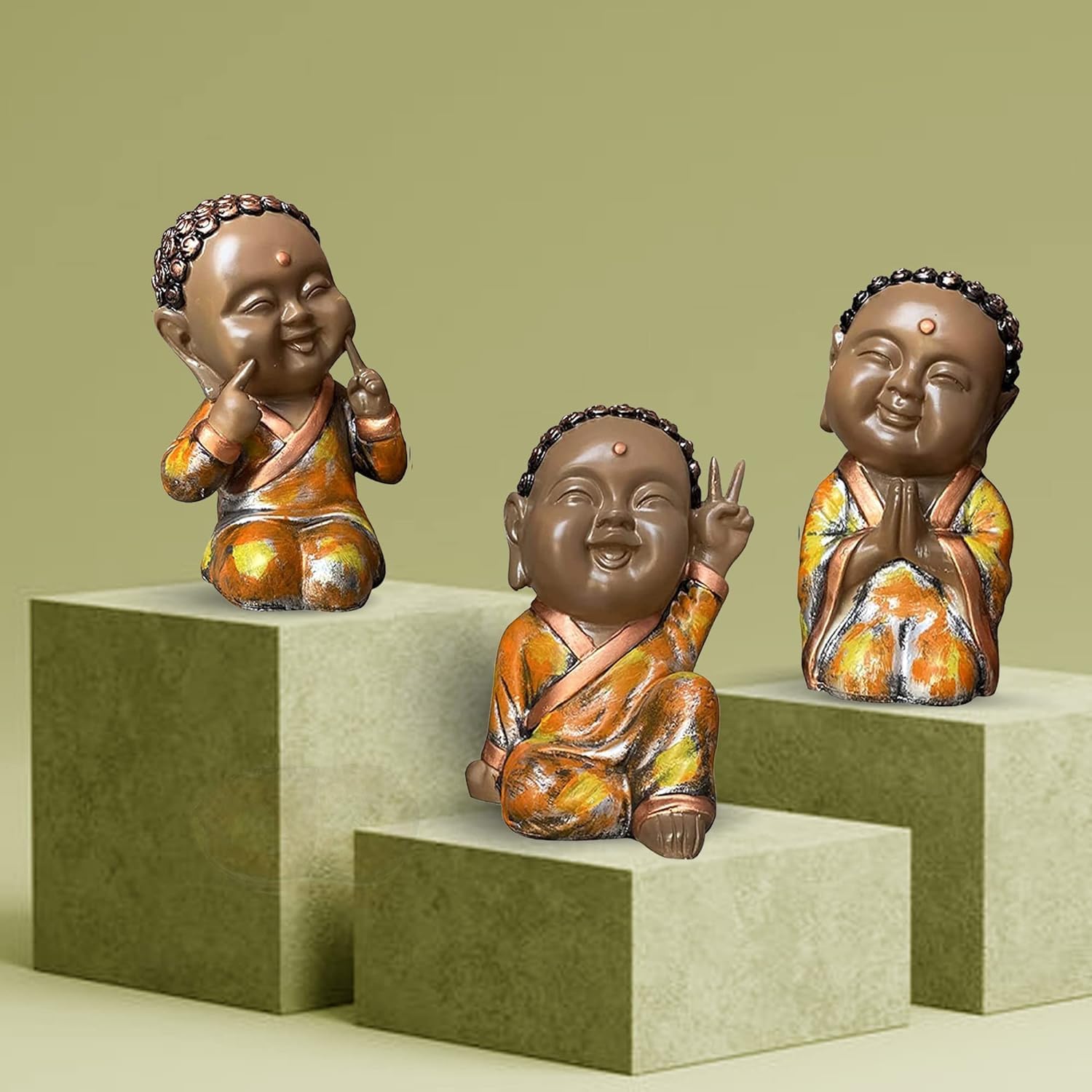 Cute Baby Buddha Figurines - Uplift Your Home -7