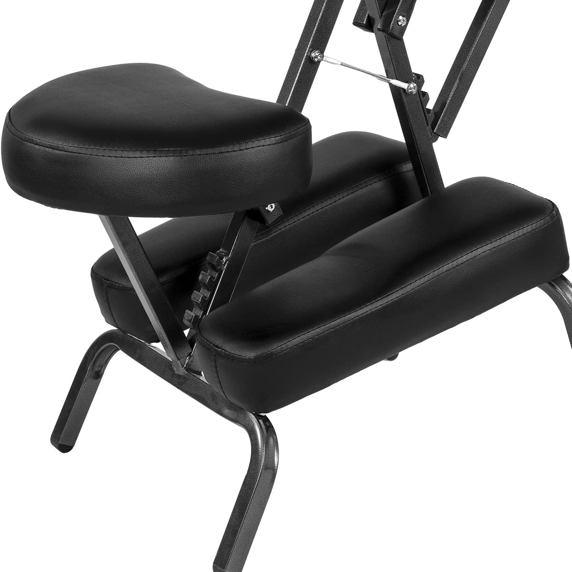BELTOM® Fauteuil/Chaise de Massage Tatouages Tattoo Traitement Pliante Portable Table - Noir