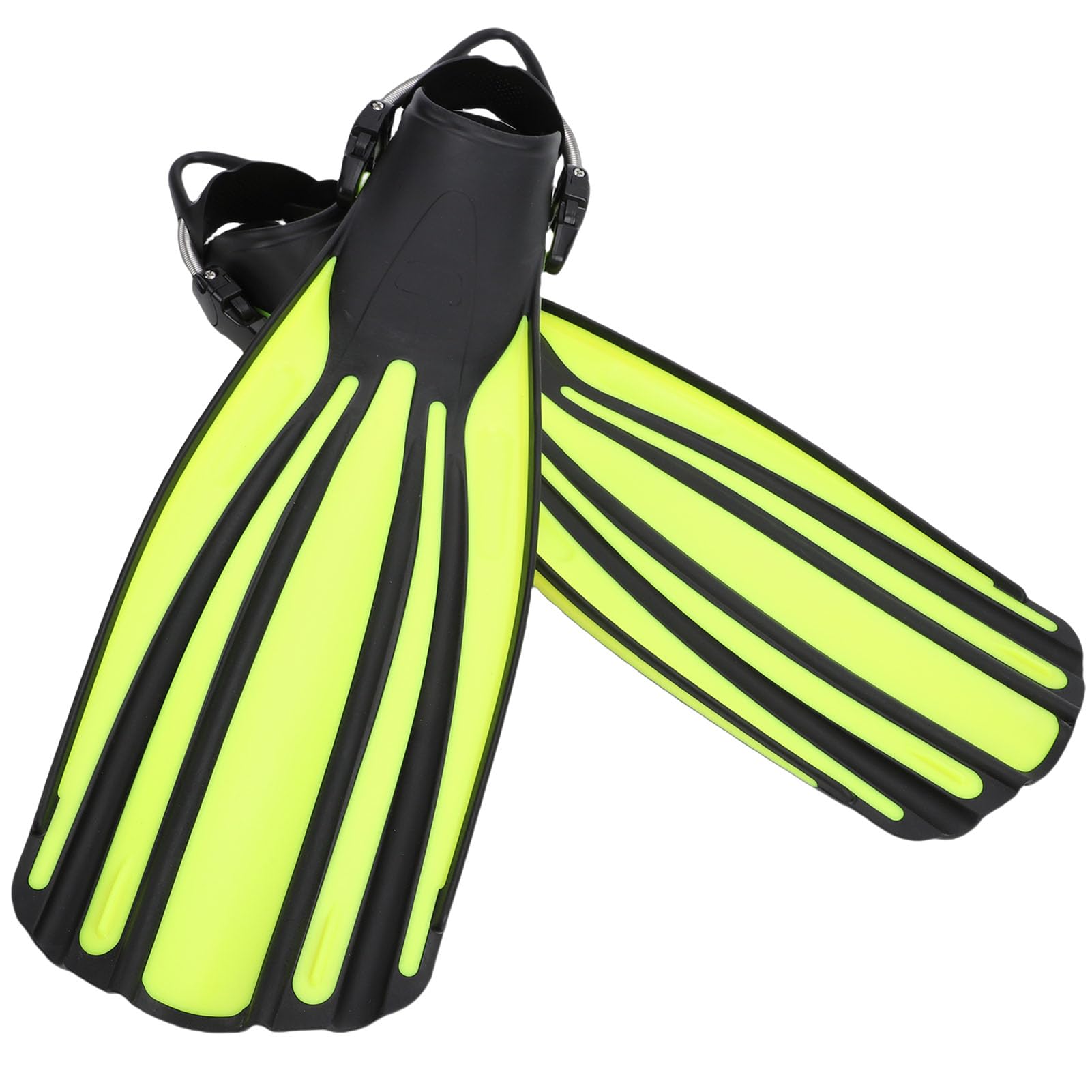 Annadue Aletas de Buceo Ajustables, Aletas Largas de Buceo TPR, de Snorkel para Natación Hombres Mujeres con Correas de Aleta, de Equipo de Snorkel