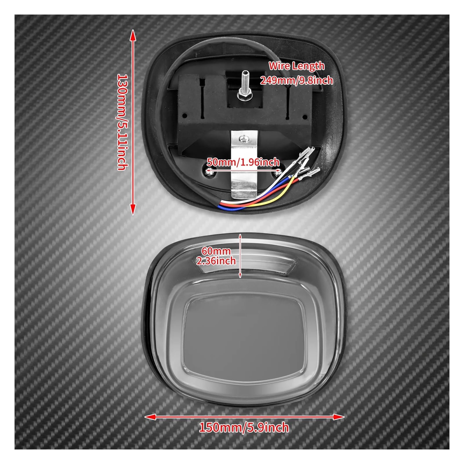 Stop Luce Posteriore Moto Luce di Posizione Posteriore A LED con Indicatore di Direzione E Freno per Touring, per Strada, per Electra Glide, per Sportster, per Dyna, per Fat Boy, per Softail