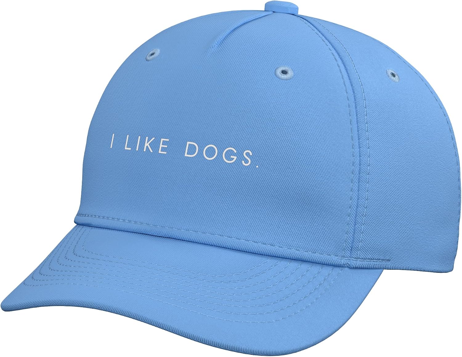I Like Dogs - Minimalist Funny Saying Dog Puppy Lover Adjustable Baseball Hat