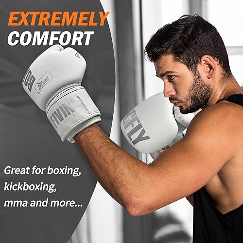 Miniatura 5 de Guantes de boxeo para hombres y mujeres, adecuados para boxeo, kickboxing, artes marciales mixtas, Muay Thai, artes marciales mixtas, bolsa pesada