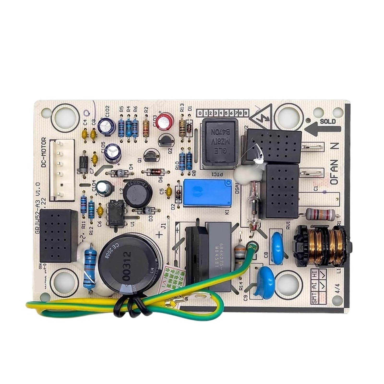 Circuit PCB W52535C GRJW52-A3 pour corriger l'erreur de l'unité externe