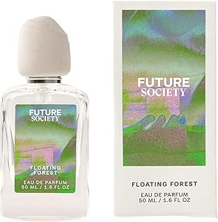 Future Society Floating Forest Perfume - Rich Aquatic Floral Eau de Parfum with Notes of Bergamot, Freesia, Rose & Musk - Luxury Perfume Inspired by Rainforests - Modern Unisex Fragrance - 50ml