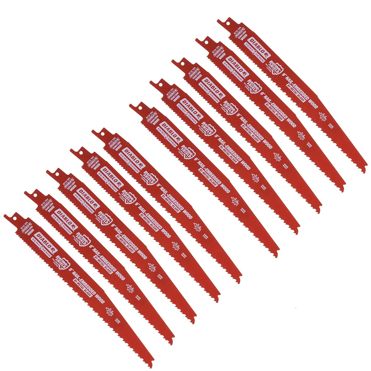 Diablo Demo Demon Wood Reciprocating Saw Blade (Pack of 10)